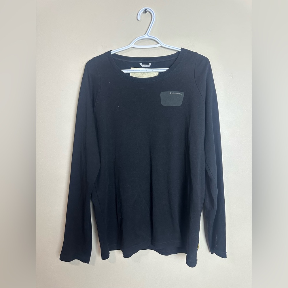 G-Star RAW Black Long Sleeve Tee Men’s XXL | Minimalist Streetwear Top